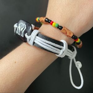 African handmade safari bracelet set